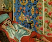 亨利 马蒂斯 : 穿红色裙裤的宫女